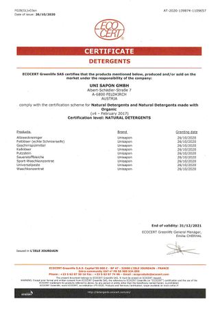 BIO Universal Reinigungspaste - Handwaschpaste von Uni Sapon - chemiefrei - zertifiziert  - Vegan - für Schmutz Härtefälle bei harten Oberflächen 2