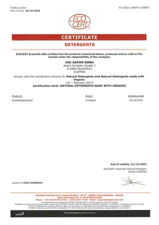 BIO Universal Reinigungspaste - Handwaschpaste von Uni Sapon - chemiefrei - zertifiziert  - Vegan - für Schmutz Härtefälle bei harten Oberflächen 3