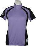 Damen Radtrikot - Radshirt - kurzarm - atmungsaktives Mesh Gewebe - COOLMAX ® Faser - 2 Trikottaschen - Reflektor - DOUBLE SPEED
