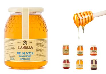 Echter Akazienhonig aus Spanien - Premium Qualität - reines Naturprodukt - kaltgeschleudert - unfiltriert - mildes, liebliches Aroma - im Glas 2