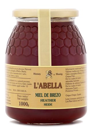 Heidehonig aus Spanien - Premium Qualität - reines Naturprodukt - kaltgeschleudert - unfiltriert - herber Geschmack - leicht geleeartige Konsistenz  1