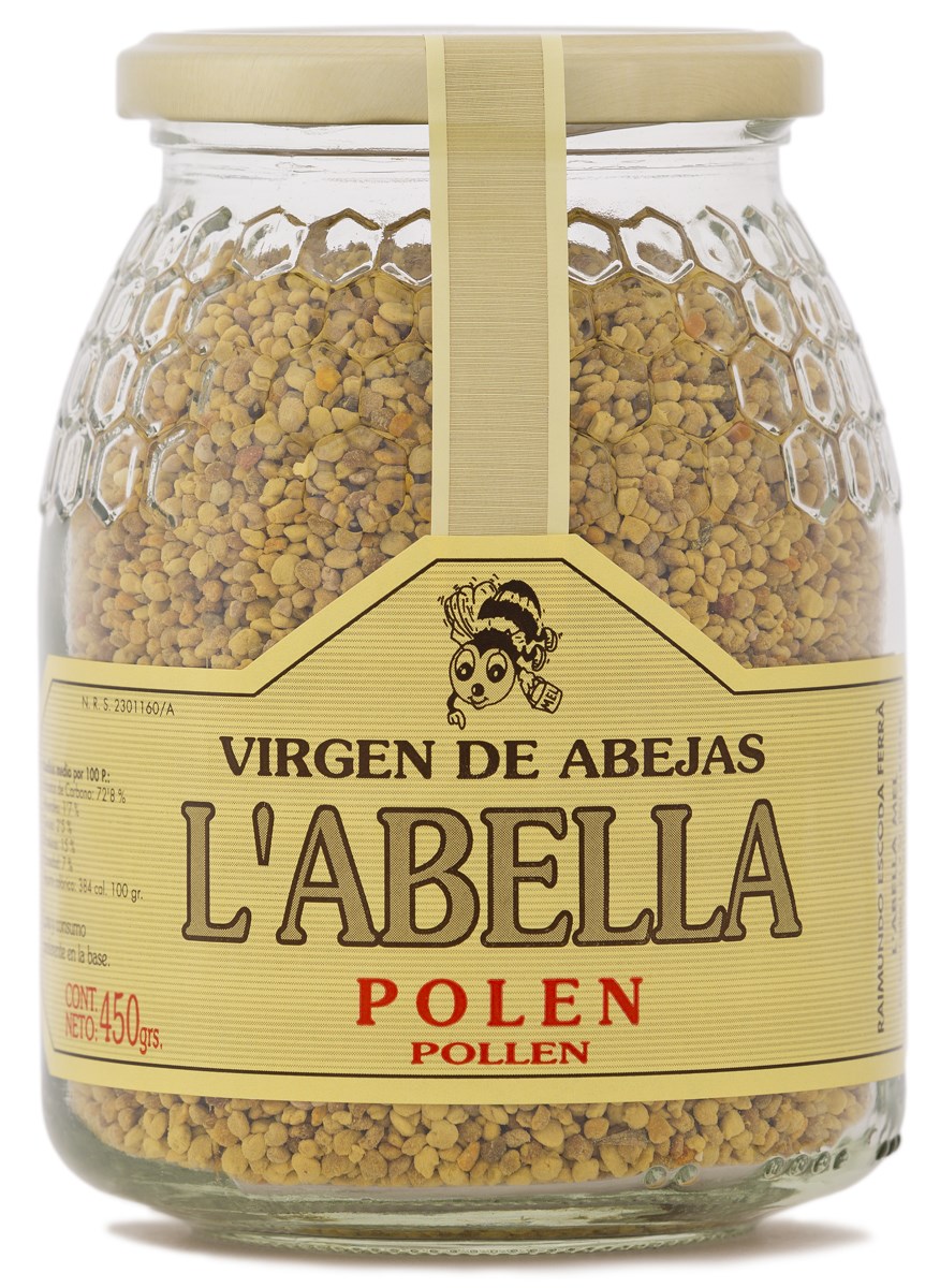 Blütenpollen - Bienenpollen aus Spanien - beste Qualität - reines Naturprodukt - vom Imker - Superfood mit vielen Nährstoffen - im 450 g Glas
