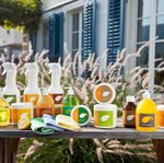 BIO Reinigungs/Pflege - Komplettset von Uni Sapon - Konzentrate - 11 Produkte mit Zubehör zum Setpreis - umweltschonend - chemiefrei - zertifiziert