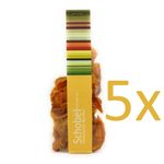 Getrocknete Aprikosen 5 x 45g - getrocknete Marillen vom Bodensee - Vitaminreich dank schonender Trocknung - goldgelbe Farbe - Aprikosen Chips Snack