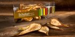 Getrocknete Conference Birnen 60g - getrocknete Birnen vom Bodensee - Vitaminreich dank schonender Trocknung - goldgelbe Farbe - Birnen Chips als Snack