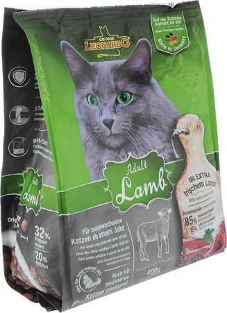 Katzen Trockenfutter - Adult Lamb mit Lamm und Reis300g - Leonardo Katzenfutter für ausgewachsene Katzen - leichtverdaulich und Premiumqualität 1