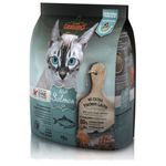 Katzen Trockenfutter - Adult GF Salmon Lachs 300g - Leonardo Premium Katzenfutter für ausgewachsene Katzen - Getreidefrei - leichtverdaulich