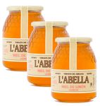Zitronenblütenhonig aus Spanien - Zitronenhonig - Premium Qualität - Naturprodukt - kaltgeschleudert- fruchtiger Geschmack der Zitrusfrucht- 3 x 1 Kg