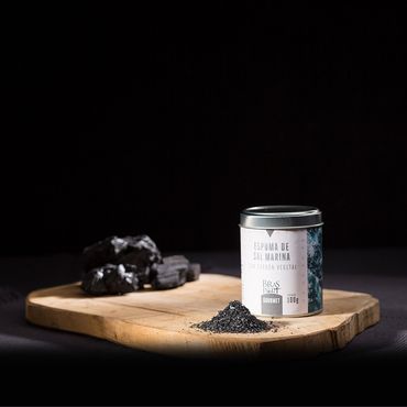 Meersalz Schaum - Espuma de Sal - aus Spanien - mit Aktivkohle angereichert -100 % natürlich- Exclusives Salz in Premium Qualität - Naturpark Salinas 2