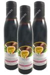 Passionsfrucht Balsamico - Balsamico Creme mit Passionsfrucht Aroma aus Italien - 3x300 ml - Aceto Balsamico Di Modena IGP - Frutto della passione