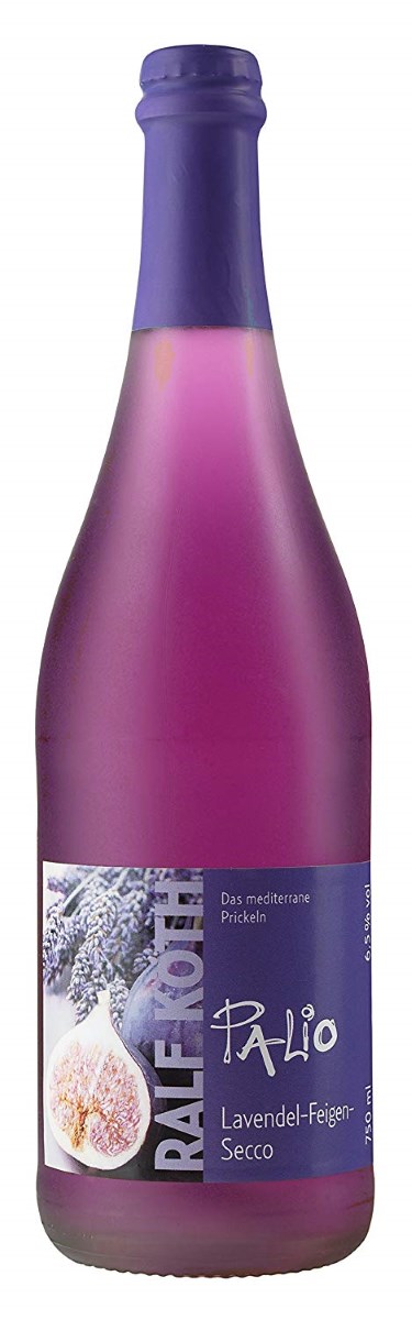 Palio - Lavendel mit Feige Secco 0,75l - Fruchtiger Lavendel Perlwein - Prämiert aus Deutschland