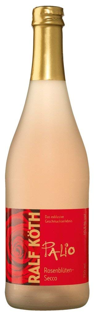 Palio - Rosenblüte Secco 0,75l - Fruchtiger Rosenblüte Perlwein - Prämiert aus Deutschland