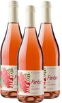 rote Johannisbeere-Secco 3x0,75l - alkoholfrei - Perkeo - Prämiert aus Deutschland