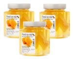Spanischer Wabenhonig mit Bienenwabe-  Bienenwabenhonig, das Geschmackserlebnis- einzigartiges Naturprodukt in Premiumqualität ohne Zusätze- 3 x 450 g