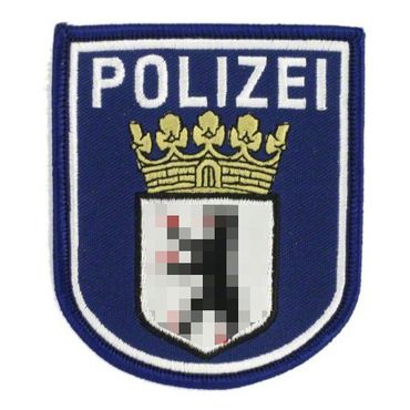 POLIZEI Hoheitsabzeichen Aufnäher (blau)