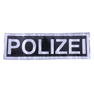 Reflektorstreifen POLIZEI (32x10 cm) Reflektorstreifen POLIZEI (32x10 cm)