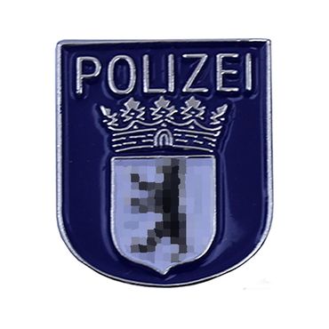 Hoheitsabzeichen Polizei  Anstecker Pin blau