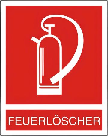 Kombischild Symbol BGV A8 / F0 5 mit Text Feuerlöscher 200 x 250 mm versch. Varianten Kombischild Symbol BGV A8 / F0 5 mit Text Feuerlöscher 200 x 250 mm versch. Varianten