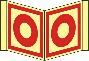 Nasenbrandschutzschild als Symbol Brandmelder manuell nach BGV A8 / F08 , ISO 6309 No. 1, KN ( Kunststoff langnachleuchtend ), DIN 67510 - versch. Varianten Nasenbrandschutzschild als Symbol Brandmelder manuell nach BGV A8 / F08 , ISO 6309 No. 1, KN ( Kunststoff langnachleuchtend ), DIN 67510 - versch. Varianten