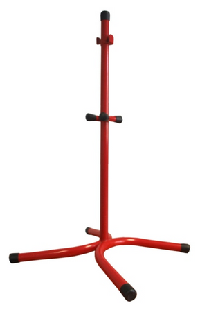 Designständer für zwei Feuerlöscher rot (zusammensteckbar) Designständer für zwei Feuerlöscher rot (zusammensteckbar)