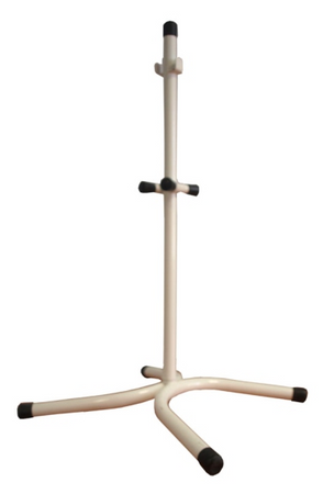 Designständer für zwei Feuerlöscher weiß (zusammensteckbar) Designständer für zwei Feuerlöscher weiß (zusammensteckbar)