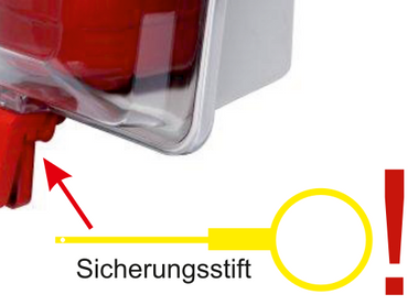 Sicherungsstift für Art. Nr. SK6, SK12 Sicherungsstift für Art. Nr. SK6, SK12