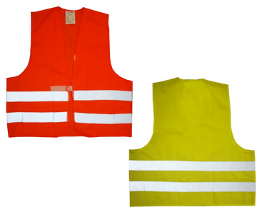 Warnweste mit 1 farbigem Druck Warnweste mit 1 farbigem Druck