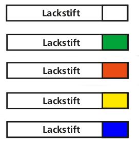 Lackstift zur Dokumentation (QS-System) - verschiedene Farben Lackstift zur Dokumentation (QS-System) - verschiedene Farben