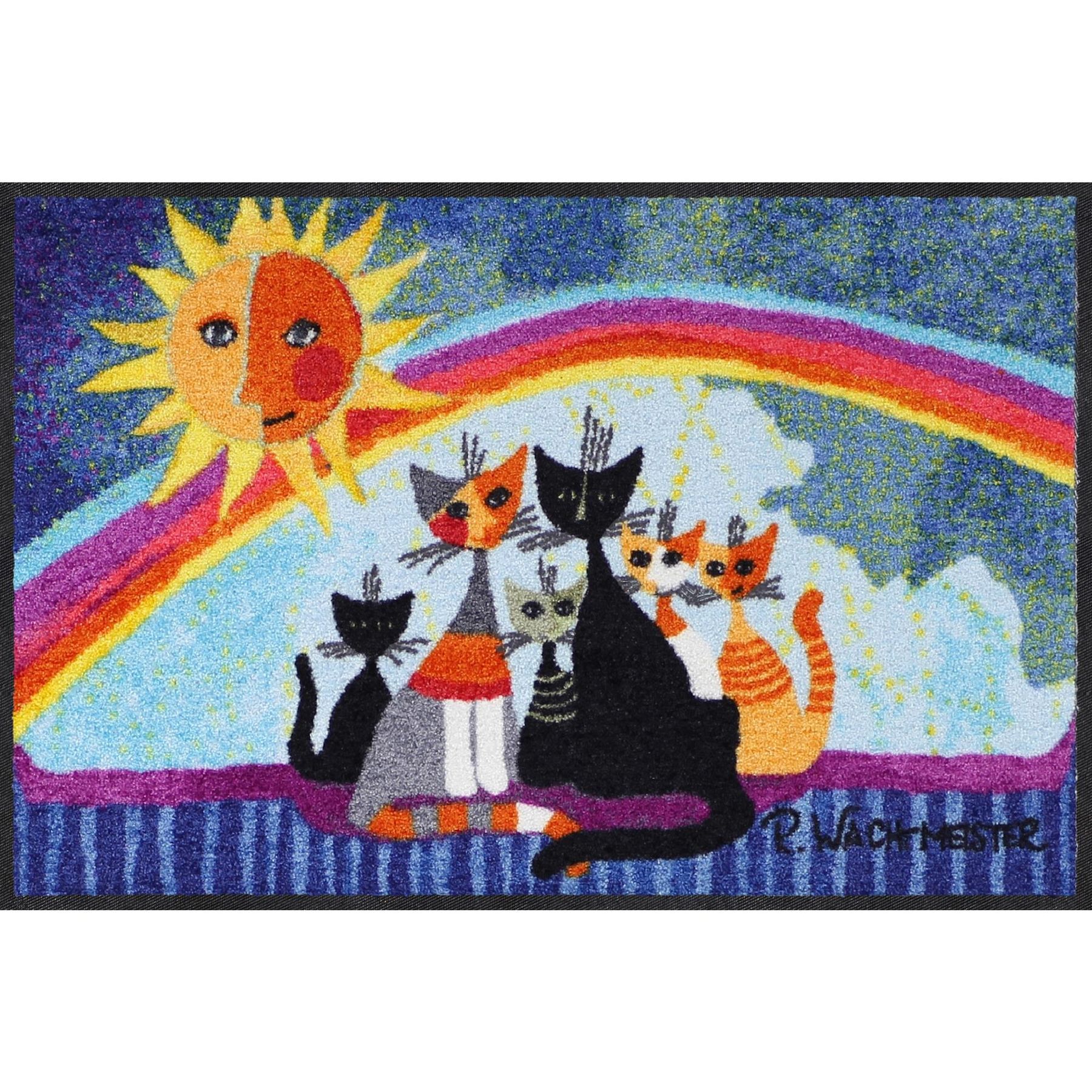 Rosina Wachtmeister Fußmatte Sunny family 50 x 75 cm by