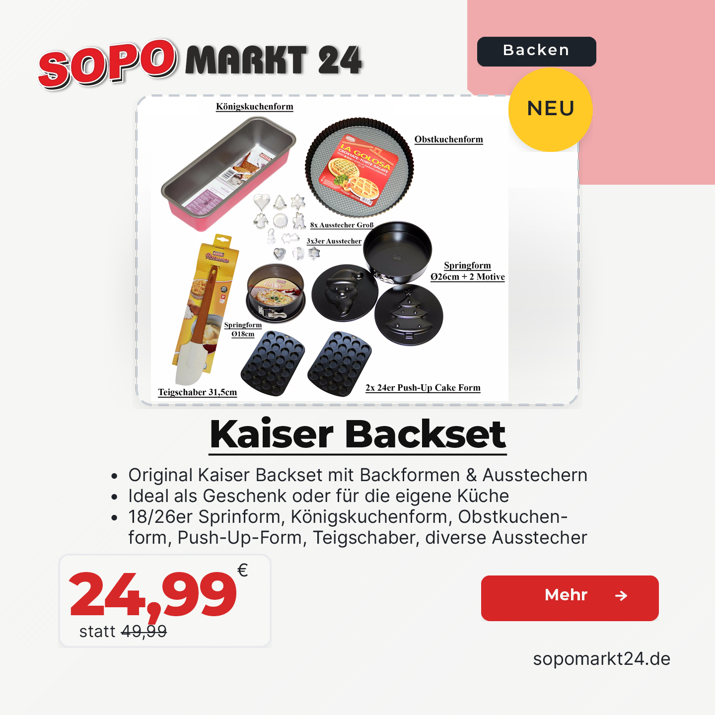 Original Kaiser Backset