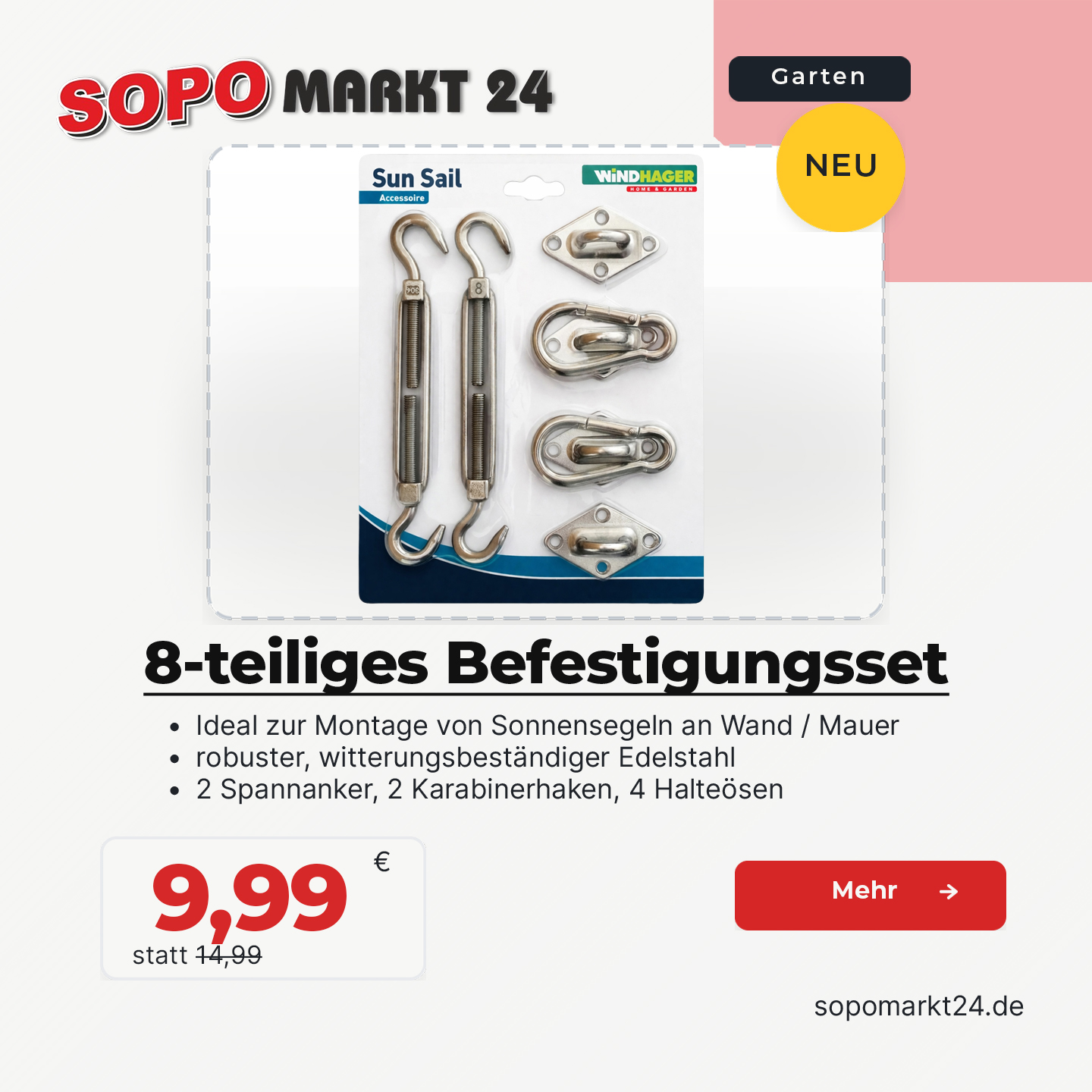 Windhager Befestigungsset