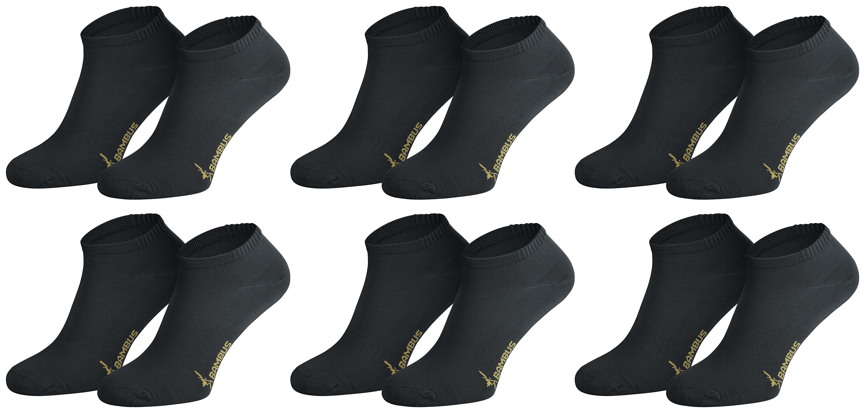 Bambus-Sneakersocken Sneakers Bambus-Socken Socken Damen und Herren 12 Paar