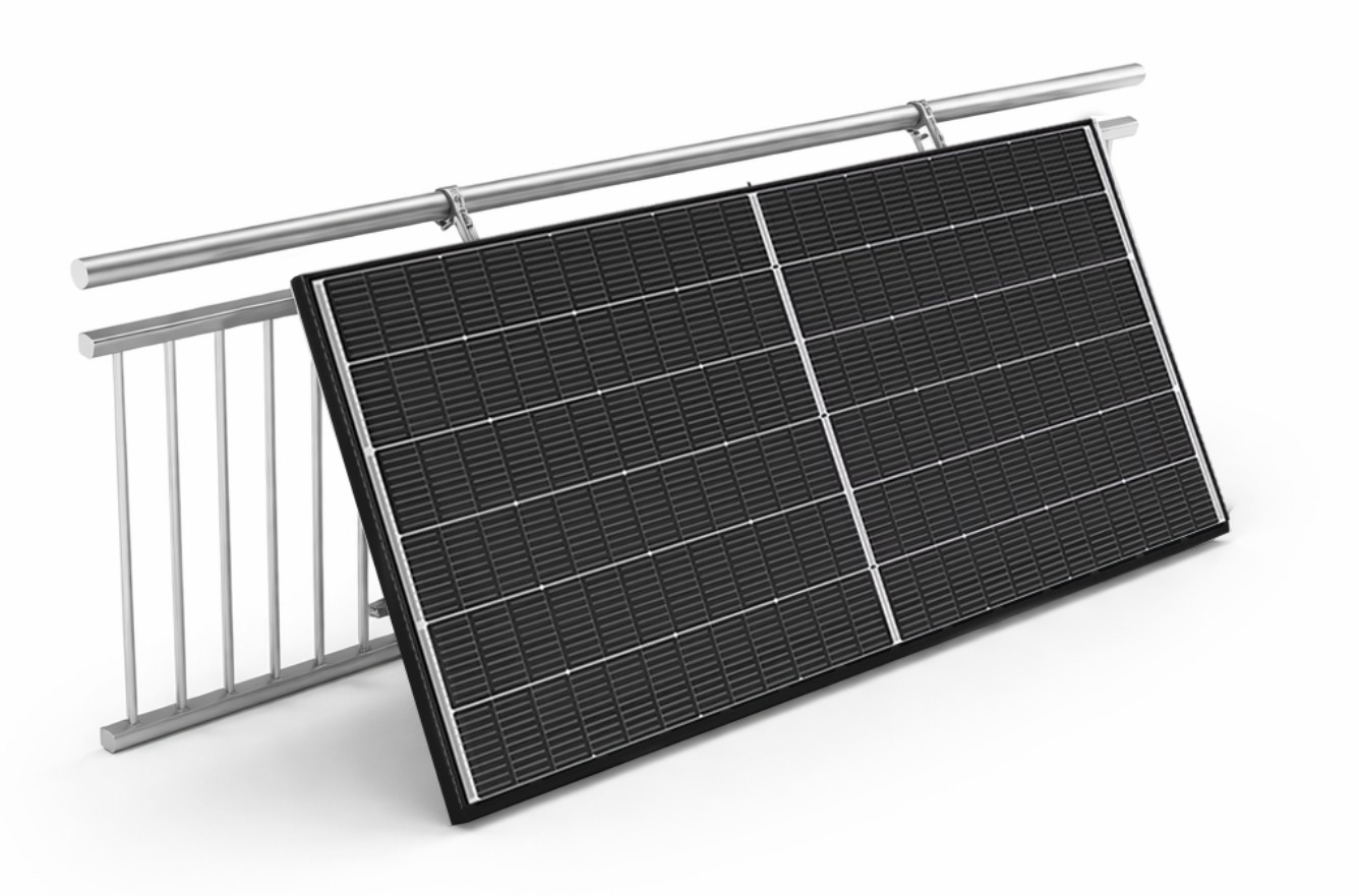 Balkonkraftwerk Halterung Montage