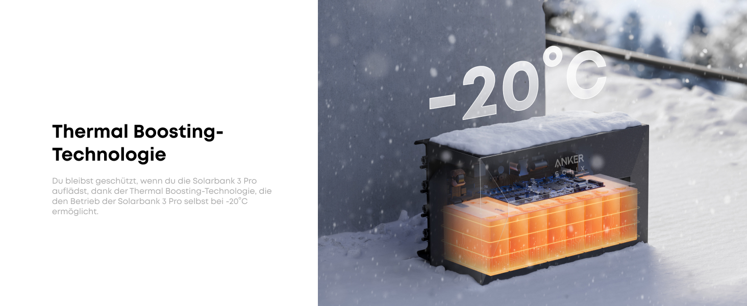 Solarbank 3 Pro mit integrierter Winter-Heiztechnologie