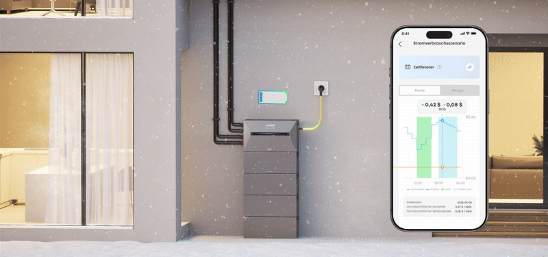 Solarbank 3 Pro nutzt günstige Tarife im Winter