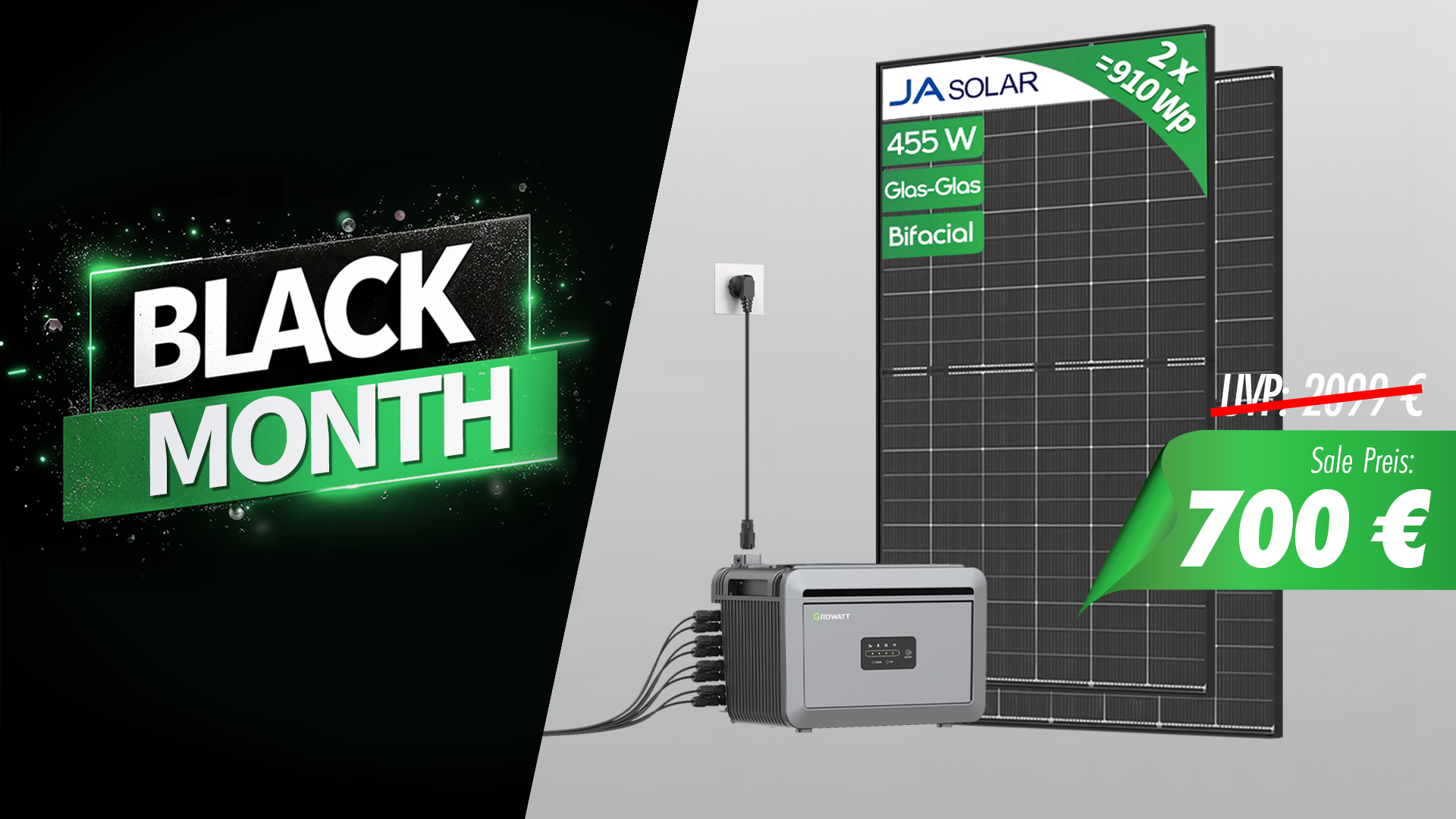 Black Month Platzhalter – NEXA 2000 Balkonkraftwerke mit Speicher