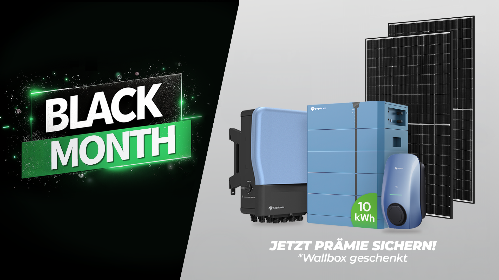 Solplanet Aktion – Wallbox gratis im Black Month