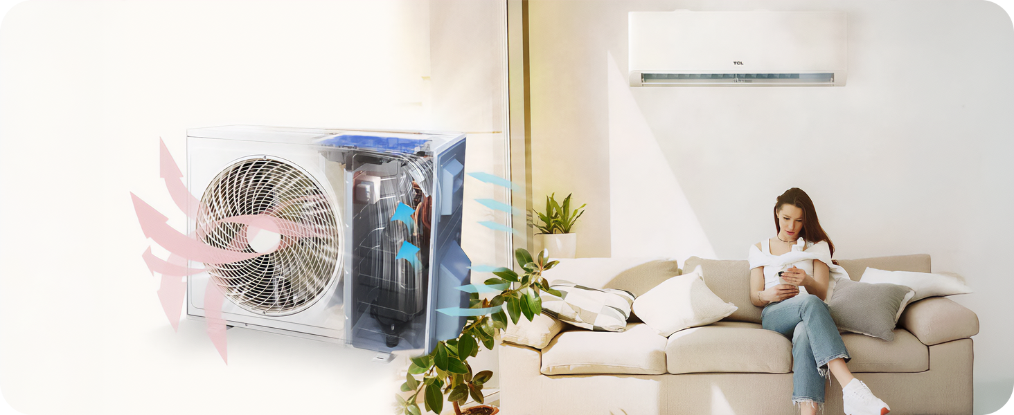TCL BreezeIN Split Klimaanlage Hitze-Resistenz