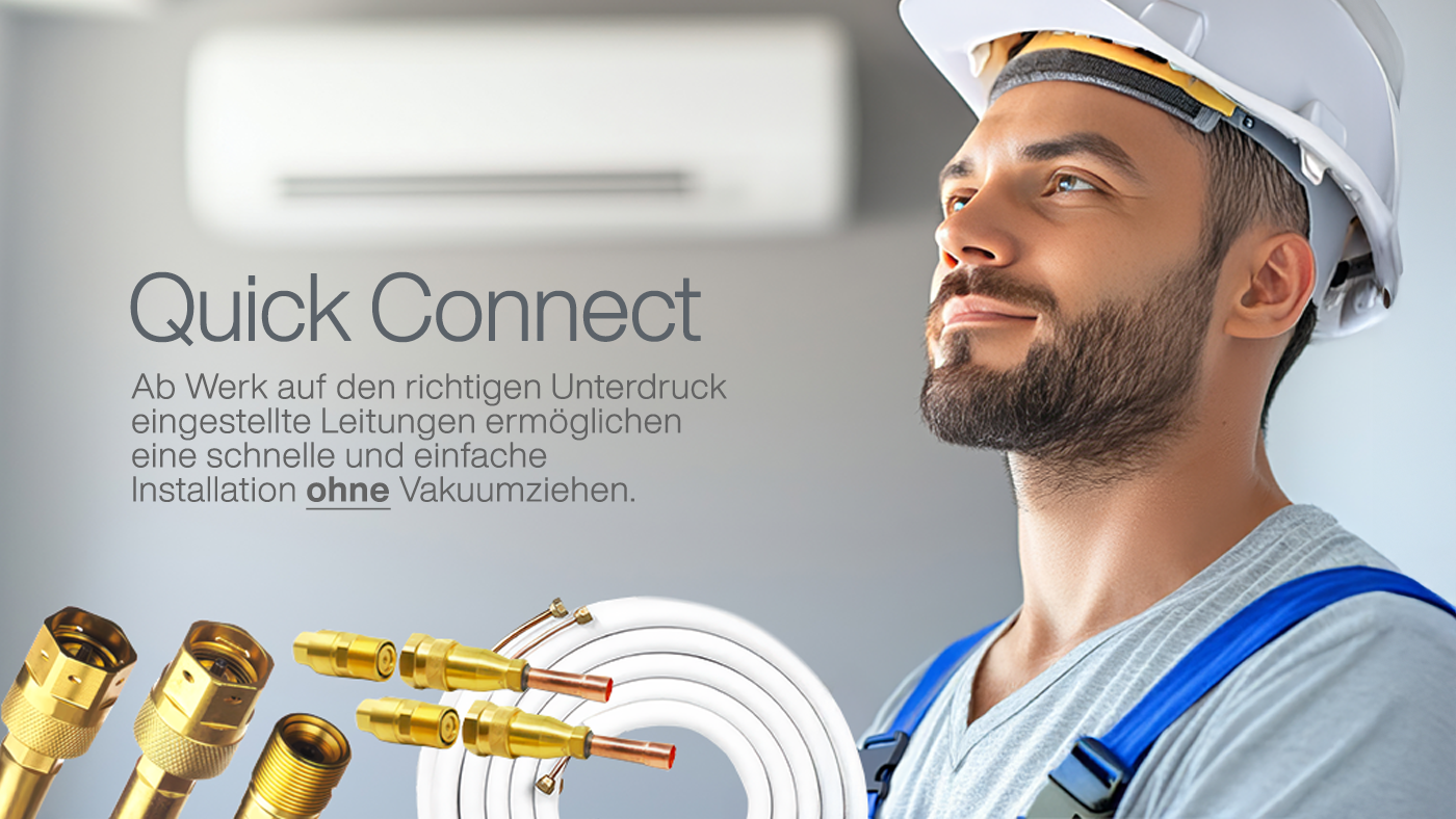 TCL BreezeIN Split Klimaanlage Quick Connect System