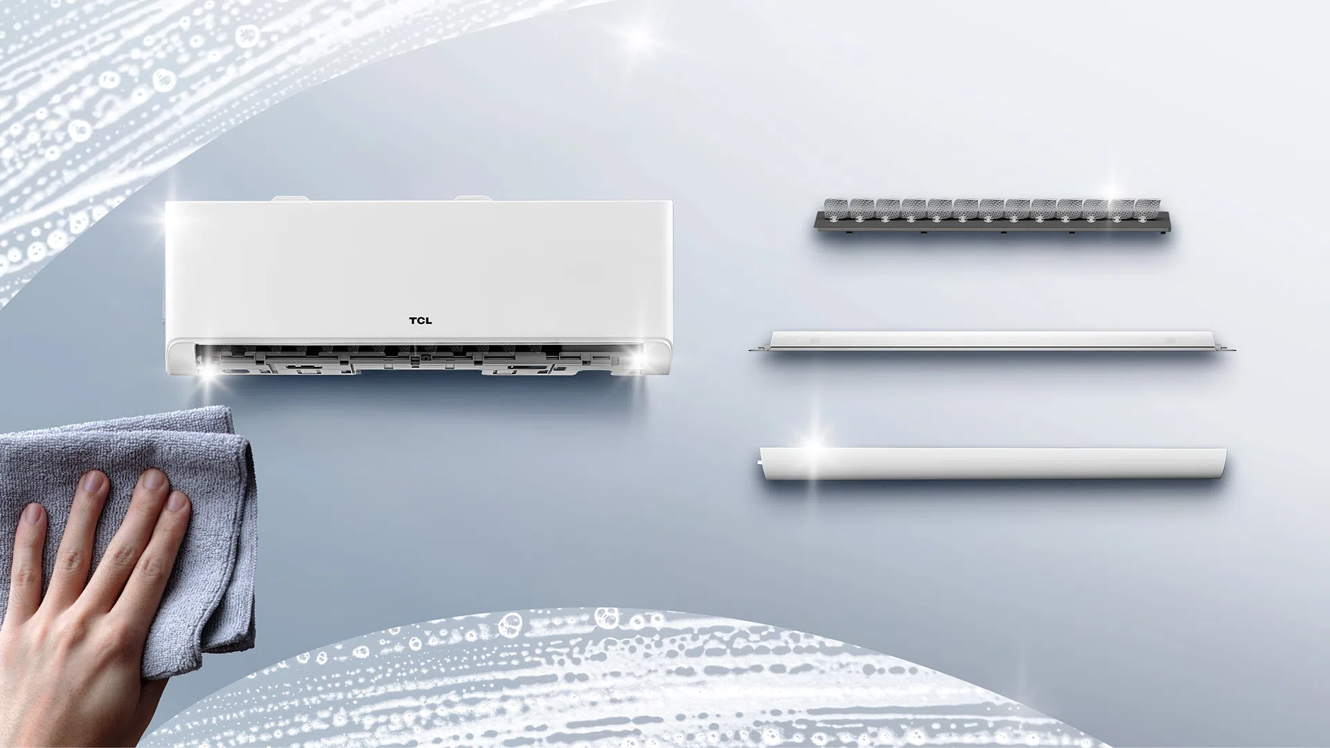 TCL BreezeIN Split Klimaanlage einfache Reinigung