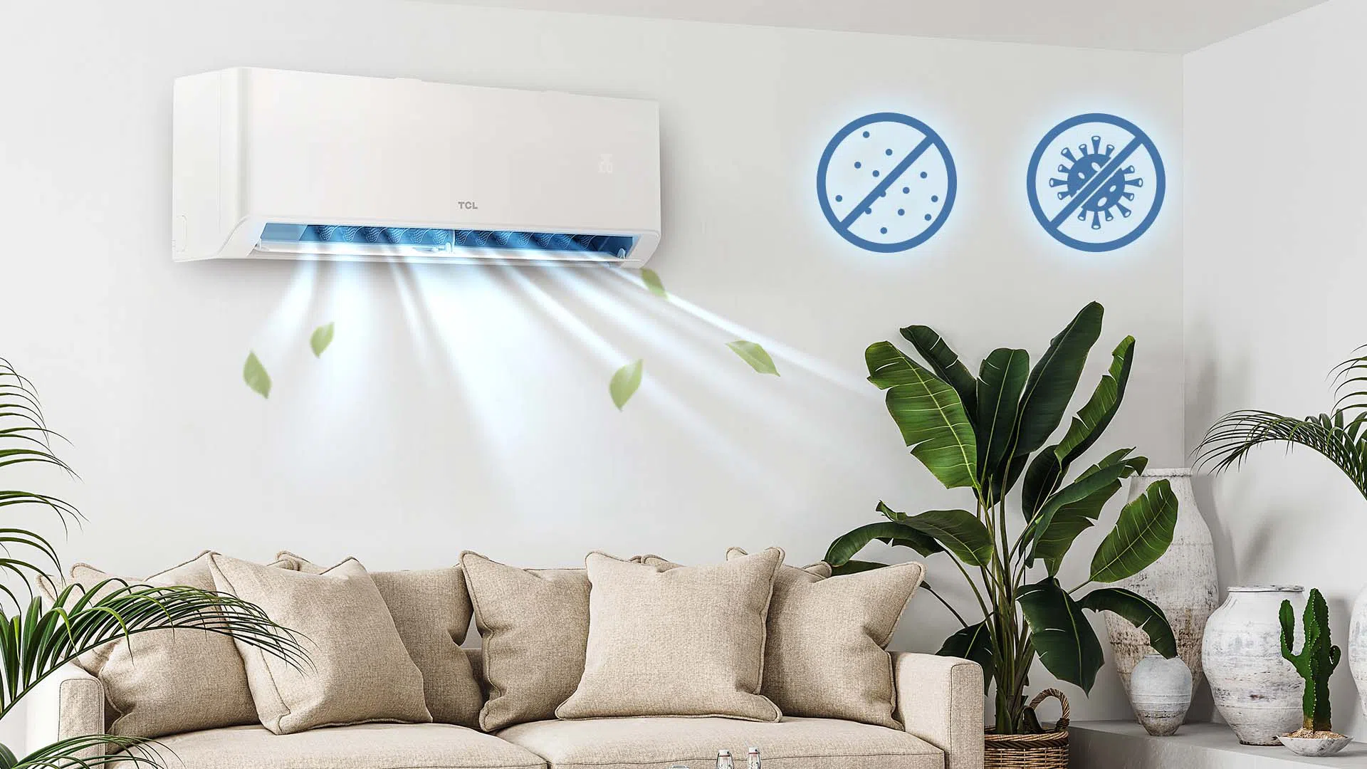 TCL BreezeIN Split Klimaanlage Frischluftfilter