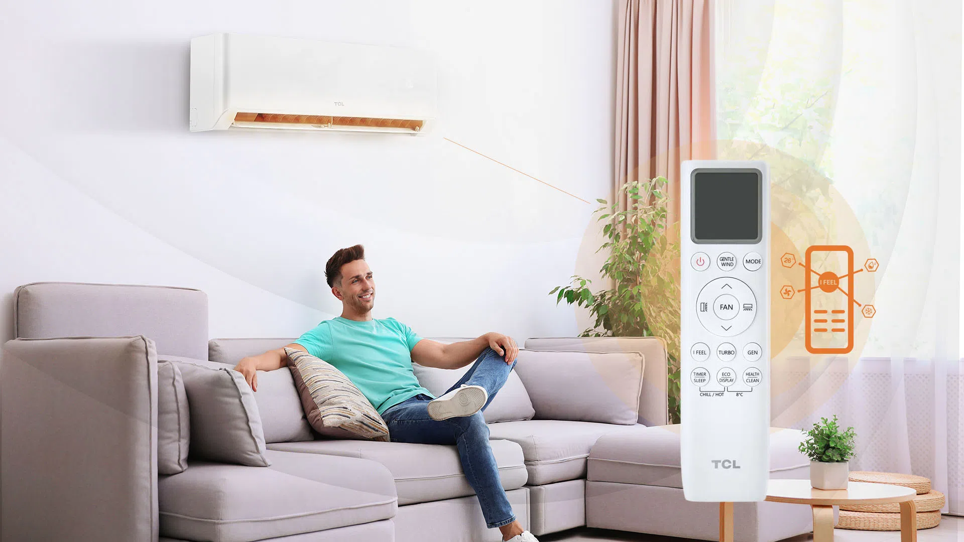 TCL BreezeIN Split Klimaanlage I Feel Funktion