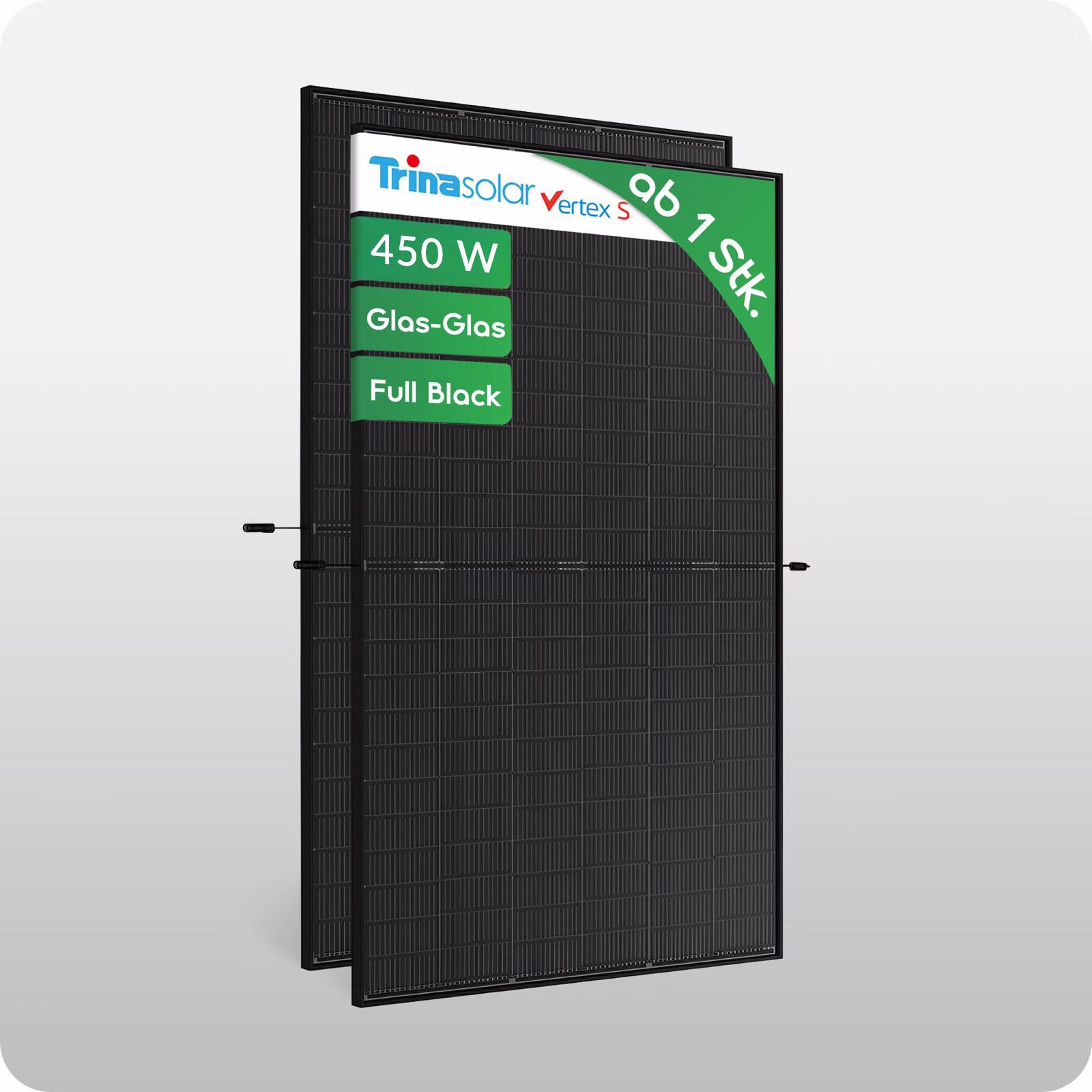 Trina Solar Vertex S 450 W Full Black Glas-Glas