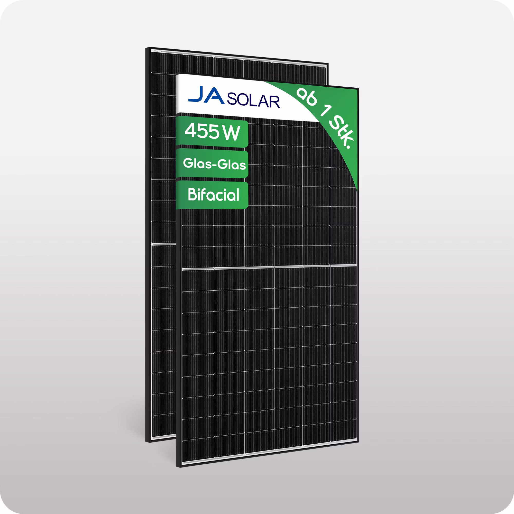 JA Solar Glas Glas 455W Bifazial JAM54D40 LB