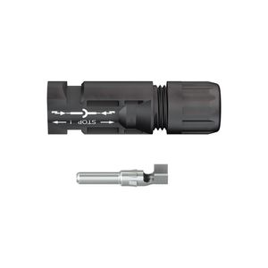 Stäubli Kupplungsstecker MC4 I 4,0-6,0 mm², Kabel-Ø 5 bis 6 mm  