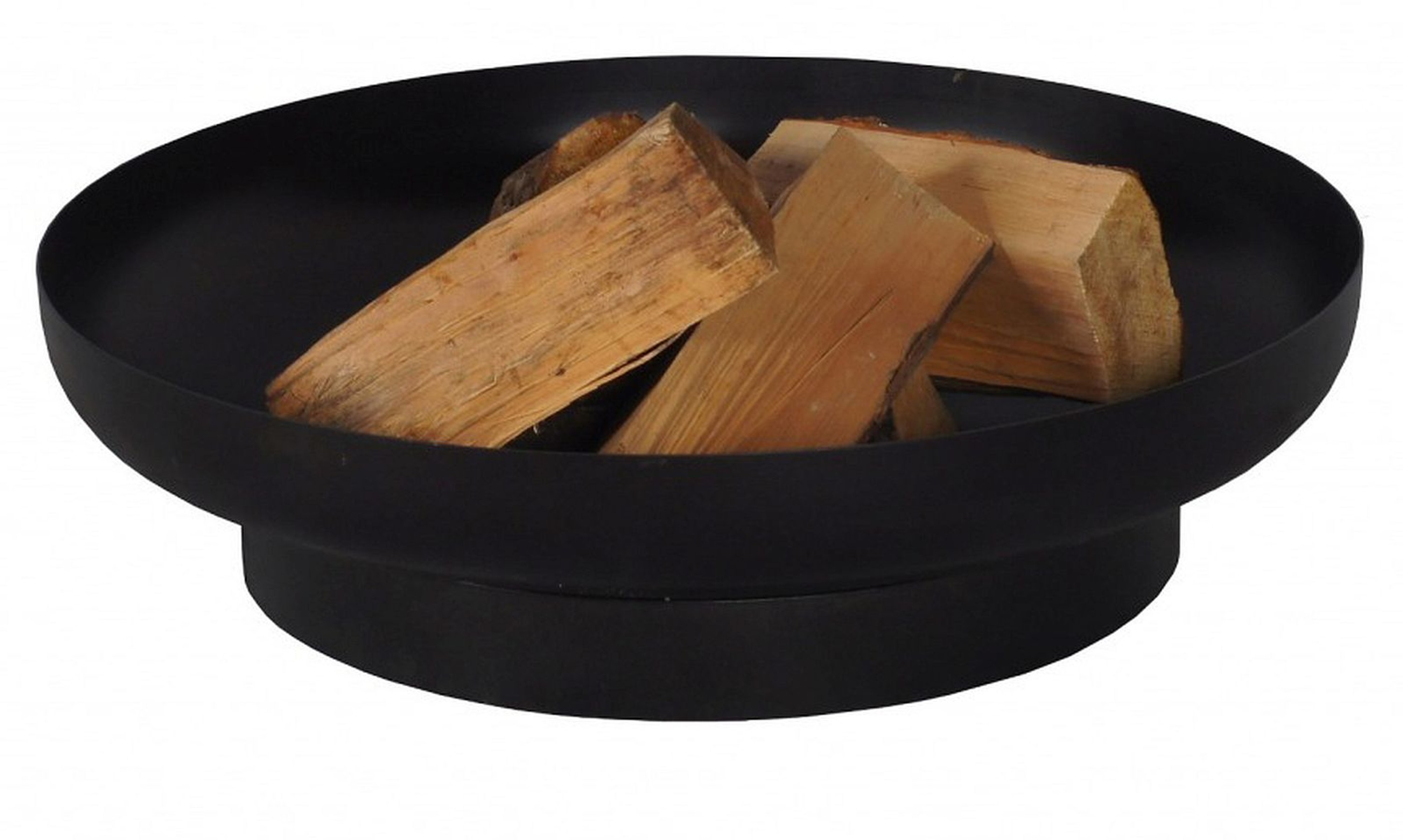 Feuerschale rund Ø 80 cm Stahl lackiert Lagerfeuerschale Feuerkorb NP1