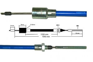 1 x Knott Bremsseil 37086.15 HL: 1330 mm - GL: 1540 mm --- Nirosta 