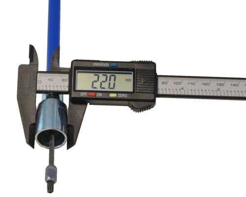 1 x Knott Bremsseil 37086.15 HL: 1330 mm - GL: 1540 mm --- Nirosta 