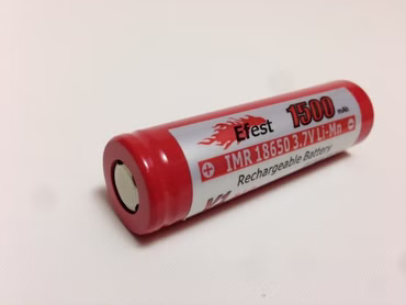 Efest Akku Li-Mn 18650 1500 mAh ungeschützt - 2 Stk