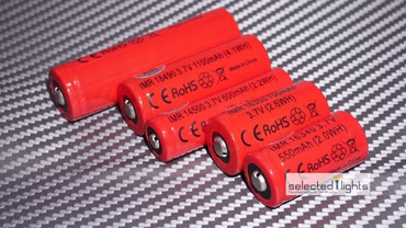 Li-Ionen IMR Akku -Typ 14500 3,7 V 600 mAh